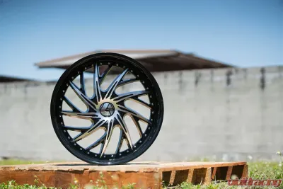 Azara 516 Wheel 24x9 Blank 18mm Gloss Black Machined - AZA-5162490BLANK+18BM