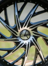 Azara 516 Wheel 24x9 Blank 18mm Gloss Black Machined                                     - AZA-5162490BLANK+18BM - Image 6