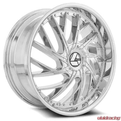Azara 516 Wheel 22x9.5 5x115|5x120 15mm Chrome - AZA-51622955115120+15C