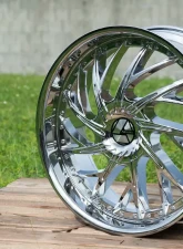 Azara 516 Wheel 22x9.5 5x115|5x120 15mm Chrome                                     - AZA-51622955115120+15C - Image 3