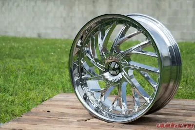 Azara 516 Wheel 22x9.5 5x115|5x120 15mm Chrome - AZA-51622955115120+15C