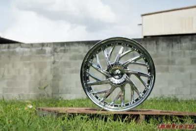 Azara 516 Wheel 22x9.5 5x115|5x120 15mm Chrome - AZA-51622955115120+15C