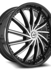 Azara 517 Wheel 22x9.5 Blank 15mm Gloss Black Machined                                     - AZA-5172295BLANK+15BM - Image 2