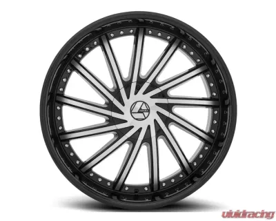 Azara 517 Wheel 22x9.5 Blank 15mm Gloss Black Machined - AZA-5172295BLANK+15BM