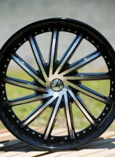Azara 517 Wheel 22x9.5 Blank 15mm Gloss Black Machined                                     - AZA-5172295BLANK+15BM - Image 4