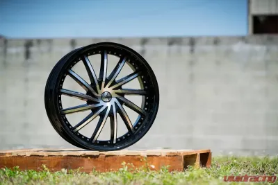 Azara 517 Wheel 22x9.5 Blank 15mm Gloss Black Machined - AZA-5172295BLANK+15BM