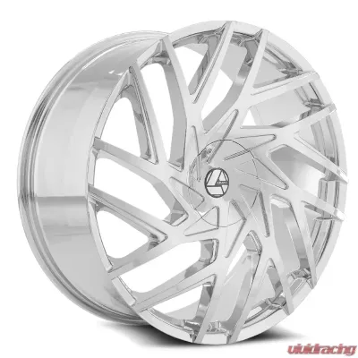 Azara 518 Wheel 24x9 5x115|5x120 18mm Chrome - AZA-51824905115120+18C