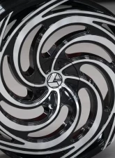 Azara 519 Wheel 28x9.5 5x115|5x120 32mm Gloss Black Machined                                     - AZA-51928955115120+32BM - Image 6