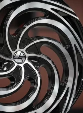 Azara 519 Wheel 28x9.5 5x115|5x120 32mm Gloss Black Machined                                     - AZA-51928955115120+32BM - Image 7