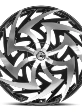 Azara 520 Wheel 24x9 6x135|6x139.7 25mm Gloss Black Machined                                     - AZA-520249061351397+25BM - Image 7