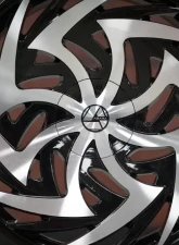 Azara 520 Wheel 24x9 6x135|6x139.7 25mm Gloss Black Machined                                     - AZA-520249061351397+25BM - Image 6