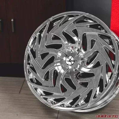 Azara 520 Wheel 24x9 5x115|5x120 18mm Chrome - AZA-52024905115120+18C