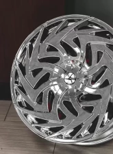 Azara 520 Wheel 24x9 5x115|5x120 18mm Chrome                                     - AZA-52024905115120+18C - Image 4