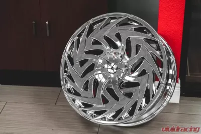 Azara 520 Wheel 24x9 5x115|5x120 18mm Chrome - AZA-52024905115120+18C