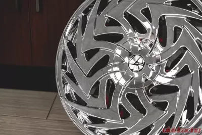 Azara 520 Wheel 24x9 5x115|5x120 18mm Chrome - AZA-52024905115120+18C