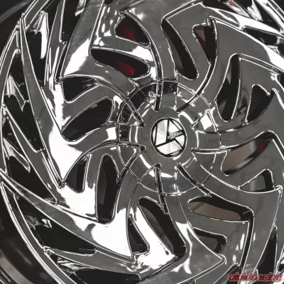 Azara 520 Wheel 24x9 5x115|5x120 18mm Chrome - AZA-52024905115120+18C