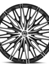 Azara 522 Wheel 22x9.5 5x115|5x127 15mm Gloss Black Machined                                     - AZA-52222955115127+15BM - Image 6