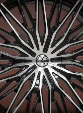 Azara 522 Wheel 22x9.5 5x115|5x127 15mm Gloss Black Machined                                     - AZA-52222955115127+15BM - Image 4