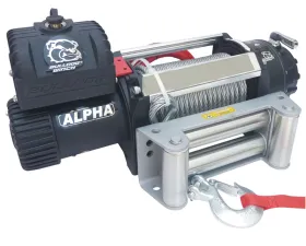 Bulldog Winch 15,000 LB Truck Winch 80 Ft Wire Rope Roller Fairlead