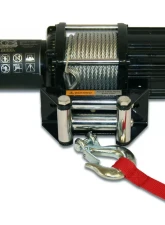 Bulldog Winch 3,500 LB UTV Winch 50 Ft Wire Rope Two Switches Mounting Channel Roller Fairlead                                     - 15005 - Image 2