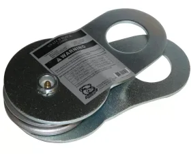 Bulldog Winch Snatch Block 17k BS 7k WLL Zerk Silver
