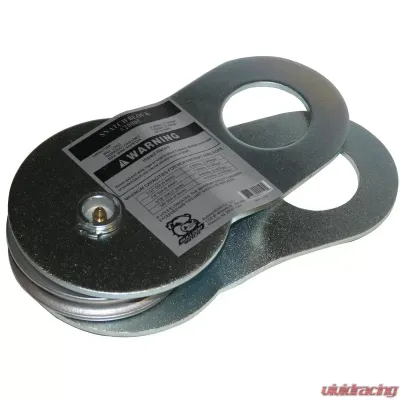 Bulldog Winch Snatch Block 17k BS 7k WLL Zerk Silver - 20005