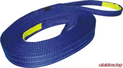 Bulldog Winch Recovery Strap 2 Inch x 30 Foot 20 000 LB BS Polyester Blue - 20014