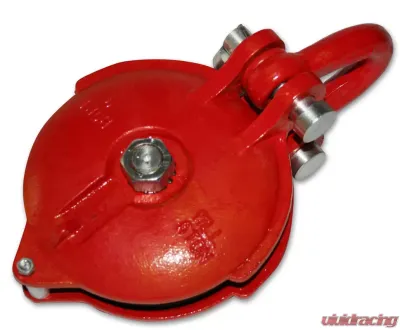 Bulldog Winch Snatch Block 30k BS 12k WLL 6 Inch Wheel Zerk - 20028