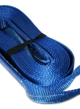 Bulldog Winch Recovery Strap 3 Inch x 30 Foot 30 000 LB BS Polyester Blue                                     - 20030 - Image 2
