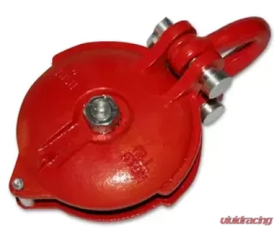 Bulldog Winch Snatch Block 32k BS 16k WLL 8 Inch Wheel Zerk - 20077