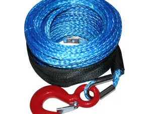 Bulldog Winch Synthetic Winch Rope 8mm x 100 Ft Up To 8k Winch