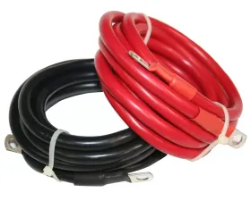 Bulldog Winch 9 Ft Leads Power and Ground for Truck Winch