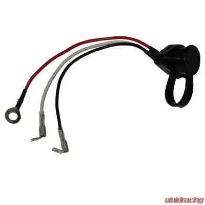 Bulldog Winch Plug Female W/Wire Harness Truck 3 Prong Push In Contactor W/Spade connections - 20178D