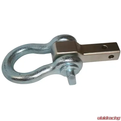 Bulldog Winch Big Dog Shackle 2x2 Inch Receiver Mount W/1-1/2 Inch Shackle Sliver - 20181