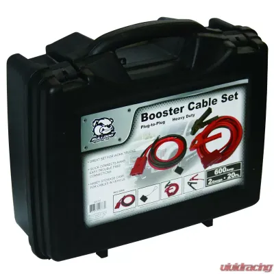 Bulldog Winch Booster Cable 20 Ft 2 Gauge w/Quick Connects And 7.5 Ft Truck Lead Set - 20197
