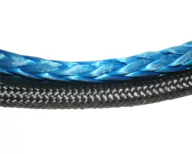 Bulldog Winch AR Synthetic Winch Line 9.5mm x 100 Foot 9 to 12k Gray