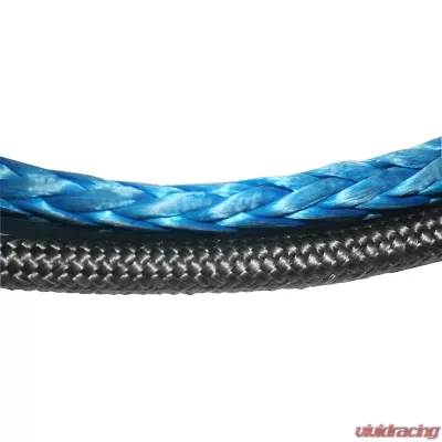 Bulldog Winch AR Synthetic Winch Line 9.5mm x 100 Foot 9 to 12k Gray - 20199