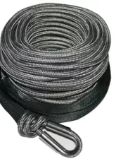 Bulldog Winch AR Synthetic Winch Line 9.5mm x 100 Foot 9 to 12k Gray                                     - 20199 - Image 2