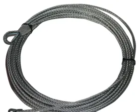 Bulldog Winch Winch Rope Wire 10029 9/32 Inch x 55 Foot (7.2mm x 16.8m) Gray