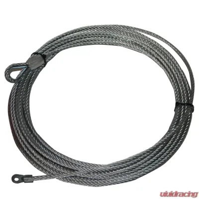 Bulldog Winch Winch Rope Wire 10031 1/5 Inch x 47 Foot (8.1mm x 14.5m) Gray - 20214