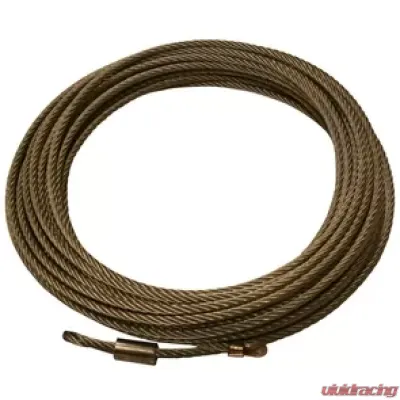 Bulldog Winch Winch Rope Wire for 15019 7/32 x 55 Foot Gray - 20223