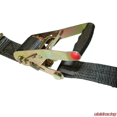 Bulldog Winch Ratcheting Axle Strap 2 inchx10 Foot 10k LB BS Black - 20229