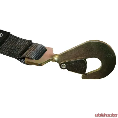 Bulldog Winch Ratcheting Axle Strap 2 inchx10 Foot 10k LB BS Black - 20229