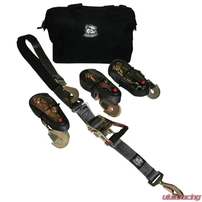 Bulldog Winch Ratching Straps Set of 4 - 20230