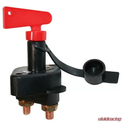 Bulldog Winch Shut-Off Switch 400A Removeable Key Black - 20247