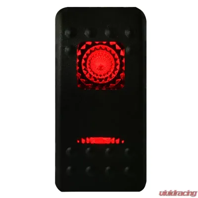 Bulldog Winch Rocker Switch On/Off 5 Pin Red - 20256