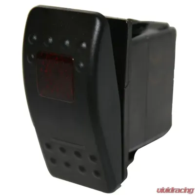 Bulldog Winch Rocker Switch On/Off 5 Pin Red - 20256