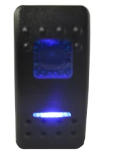 Bulldog Winch Rocker Switch On/Off 5 Pin Blue                                     - 20258 - Image 2