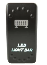 Bulldog Winch Rocker Switch On/Off 5 Pin LED Light Bar White                                     - 20260 - Image 2