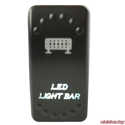 Bulldog Winch Rocker Switch On/Off 5 Pin LED Light Bar White - 20260